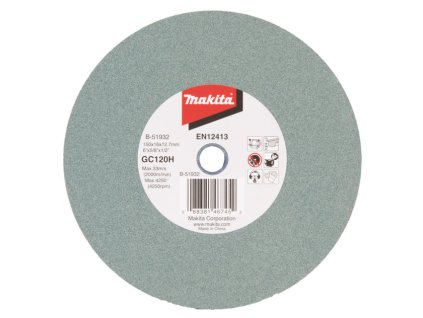 MAKITA KOTOUČ BRUSNÝ 150x16x12,7MM GC120H