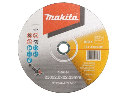 MAKITA KOTÚČ REZNÝ KOV/NEREZ 230 x 2 x 22,23