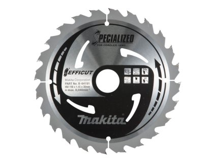 MAKITA KOTÚČ PÍLOVÝ EFFICUT 190 x 30 mm 24 z