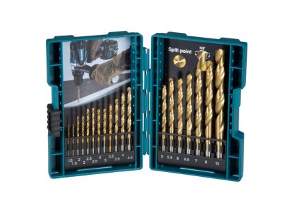 MAKITA SADA VRTÁKOV HSS DO ŽELEZA 19ks