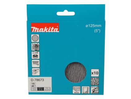 MAKITA BRÚSNY PAPIER SIEŤOVANÝ 125 mm #180