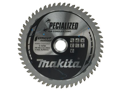 MAKITA KOTÚČ PÍL. ALU EFFICUT 165 x 20 mm 54 z