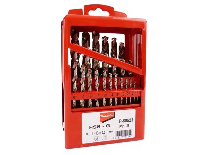 MAKITA SADA VRTÁKOV HSS-G 1-13X0,5MM 25KS