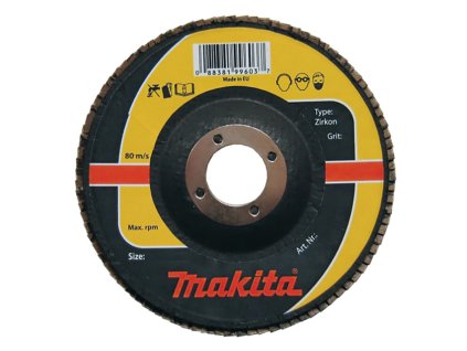 MAKITA KOTOUČ BRUSNÝ 125x22 K120 zirkon