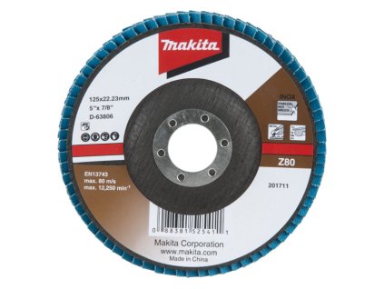 MAKITA KOTOUČ BRUSNÝ 125 x 22,23 mm K80