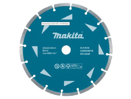 MAKITA DIAMANTOVÝ SEG. KOTOUČ 230 x 22,23 mm