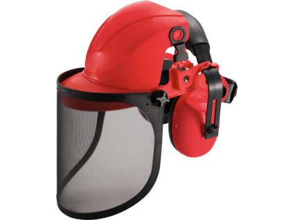 Štít s chráničmi sluchu Safetyco, ochranný, plexisklo, CE