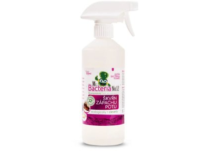Čistič Mr.Bacteria No.12, na odstraňovanie škvŕn,zápachu a potu, 0.5L
