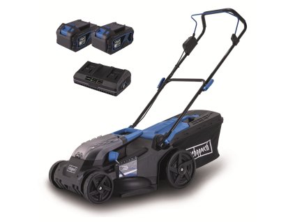 Scheppach BC-MP430-X-SET XL2 aku 2x 20 V IXES sekačka 4v1 s bezuhlíkovým motorem + 2x 4Ah baterie + nabíječka