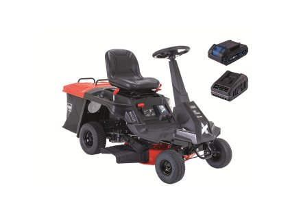 Scheppach MR 230-61 travní rider 61 cm s zadním a bočním výhozem a mechanickou převodovkou