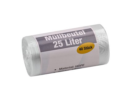 vrecia na odpadky 25 litrov 10 um priesvitne 40 ks