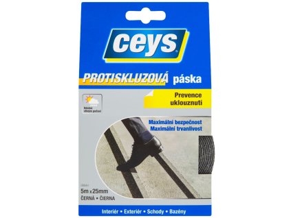 Páska Ceys Tackceys, protišmyková, lepiaca, 5 m x 25 mm