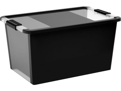 Box s vekom KIS Bi-Box L, 40 lit., čierny, 35x55x28 cm