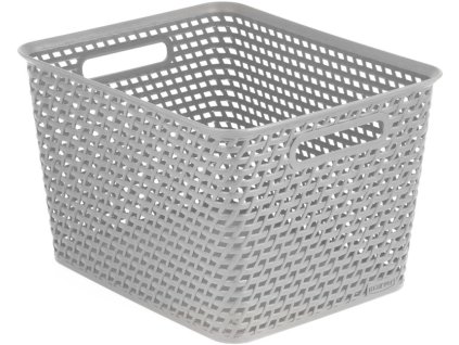 Kôš Curver® YOUR STYLE L, sivý, 30x35x22 cm, na prádlo a bielizeň