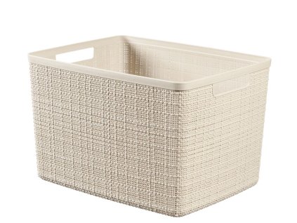 Kôš Curver® JUTE L, 20 lit., béžový, 28x36x23 cm
