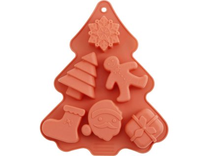 Forma MagicHome, silikónová, na pečenie, 6 vzorov , 22,2x18,5x2,5 cm