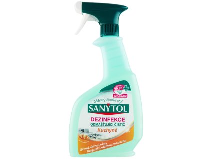 Dezinfekcia Sanytol, odmasťujúci čistič, do kuchyne, citrusové plody, 500 ml