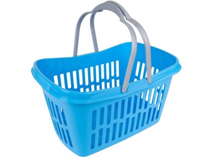 nakupny kosik plastovy 21 litrov modry