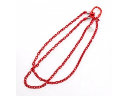 Dvojitý lesnický / jeřábový řetěz 8 mm 2x2 m