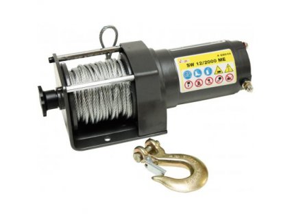 Offroad elektrický lanový navijak s diaľkovým ovládaním EW 2000 H
