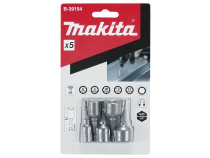 MAKITA B-39154 sada nástavců šestihran 1/4 "5-dílná