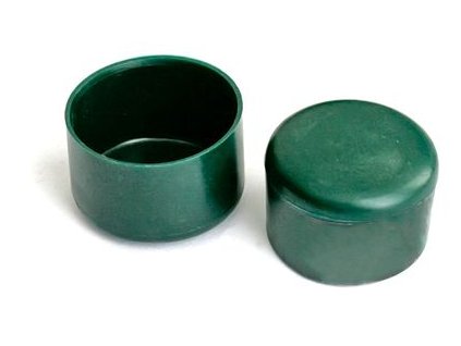 Čiapka Strend Pro METALTEC, na okrúhly stĺpik, plastová, zelená, 48 mm