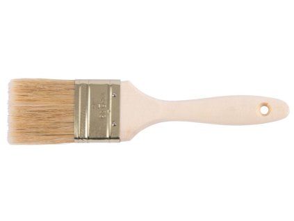 Štetec JA019, 2,0", plochý, yellow, s drev. rúčkou