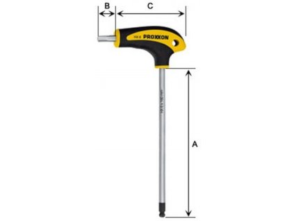 PROXXON L šroubovák 6-hran 3mm.(22406)  SERVIS EXCLUSIVE