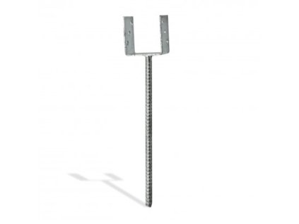 Kotevní patka s roxorem, tvar U, 91x60 mm