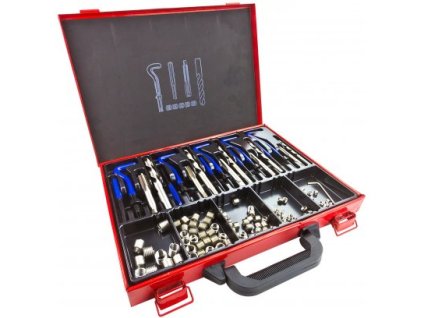 Nástroje na opravu závitů M5-M6-M8-M10-M12, 131dílná sada