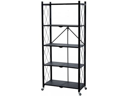 Regál Racks RAW5T, kovový, 5 police, 1630x720x340 mm, max. 50 kg/polica, prenosný
