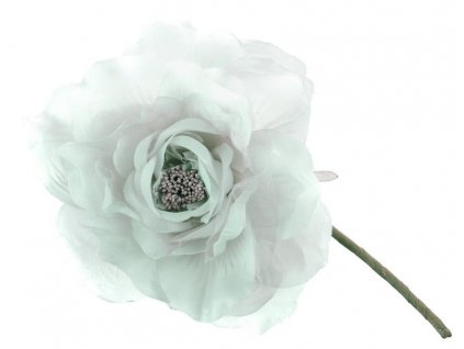 Kvet MagicHome, pivónia, zelená, stonka, veľkosť kvetu: 16 cm, dĺžka kvetu: 24 cm, bal. 6 ks