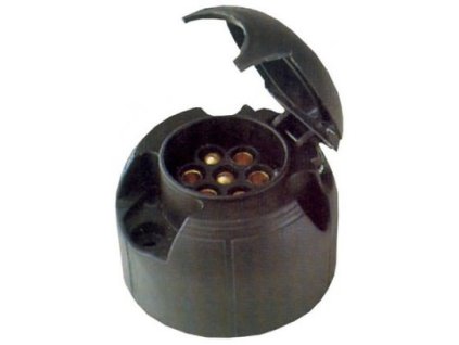 Plastová zásuvka 7-pólová