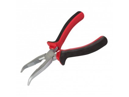 Polokulaté zahnuté kleště 180 mm