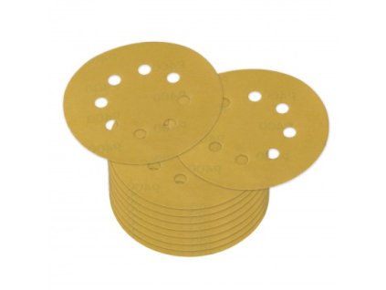 Brusný papír pro excentrickou brusku 125 mm P400, 10 ks