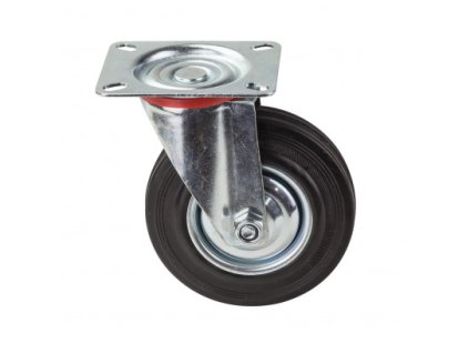 Gumové otočné kolo 125 mm, do 100 kg