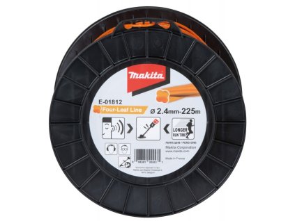 MAKITA ŽACÍ LANKO 2,4X25M ČTYŘHRANÉ ORANŽOVÉ (E-01812)