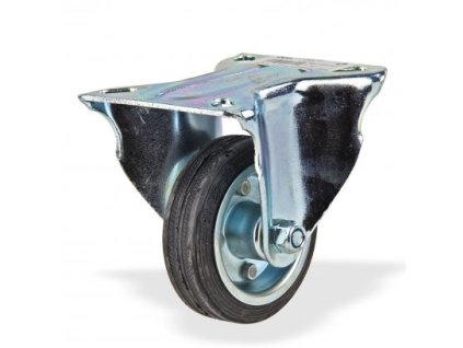 Gumové pevné koliesko 85 mm, do 60 kg