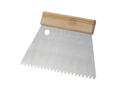 Zúbkovaná stierka C1 4 mm, 18x13 cm