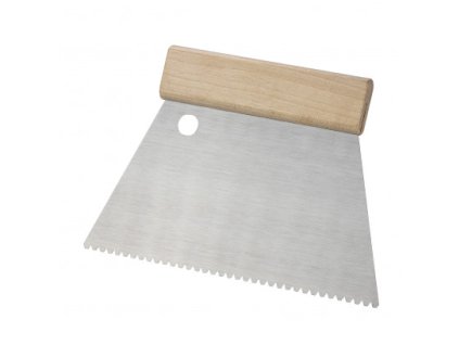 Zúbkovaná stierka B2, 18x13 cm