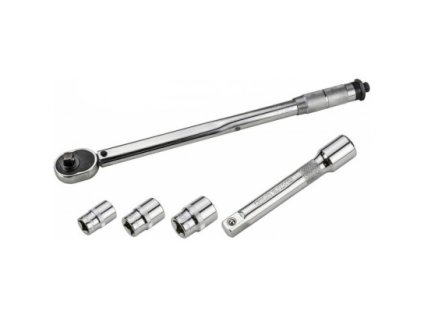 Momentový klíč 1/2" 28-210 Nm s příslušenstvím