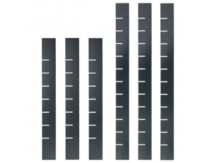 Deliace prepážky do zásuviek dielenského vozíka na náradie Carlos