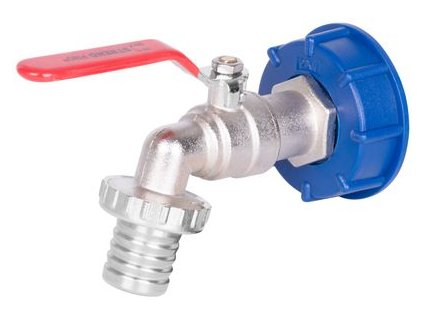Sada Strend Pro, ventil 1"- 1 1/4" + redukcia plast + výpust, na IBC nádrž