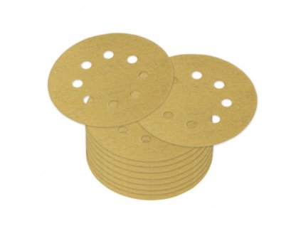 Brusný papír pro excentrickou brusku 125 mm P220, 10 ks
