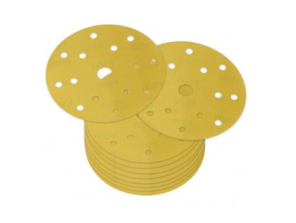 Brusný papír pro excentrickou brusku 150 mm P500, 10 ks