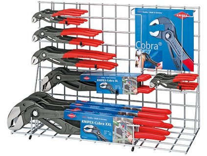 Knipex Sortiment Cobra® v prodejním zobrazení