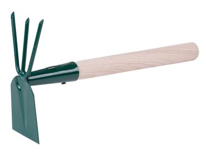 Motyčka FED 002/250 • plochá-trojzubou, s násadou