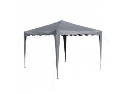 Záhradný altánok skladací 3x3 m, sivý