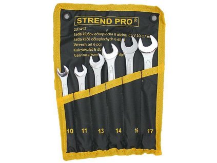 Sada klíčů HR31581 očkoploché, 06 dílná, Cr-V, 10-17 mm