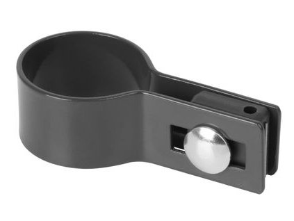 Objímka Strend Pro EUROSTANDARD, 38 mm, koncová, antracit, RAL7016, na okrúhly stĺpik